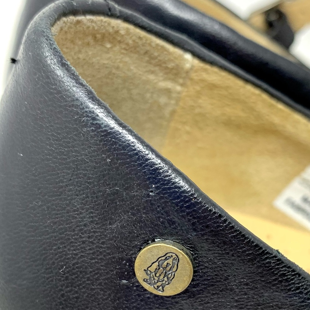 Vintage Hush Puppies Black Leather Mary Jane Comfort Heels 7.5 Classic Coquette - Picture 10 of 15